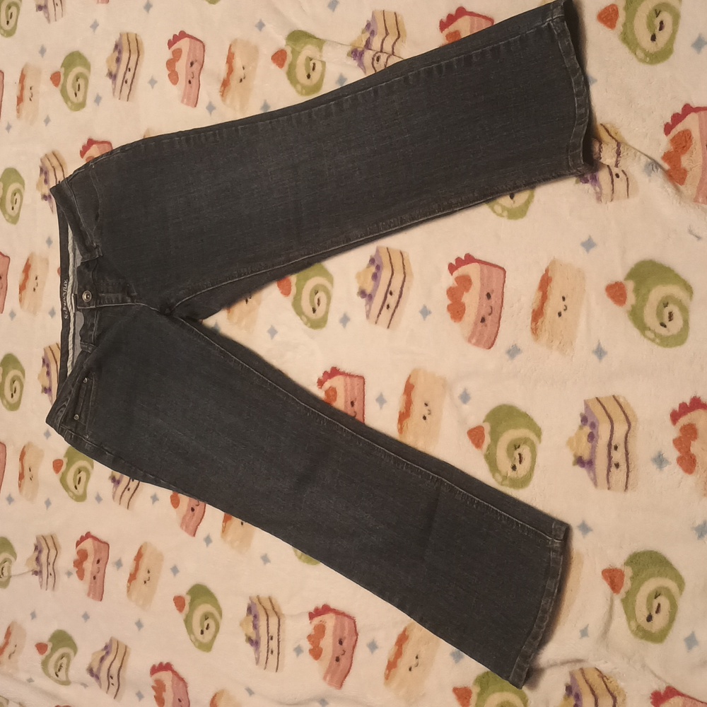 St. John's Bay Dark Blue Straight Leg Jeans - Picture 2 of 7